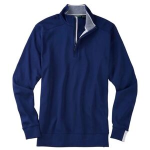 BOBBY JONES Quarter Zip Peruvian Pima Cotton Pullover